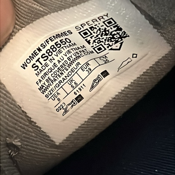 Sperry Pier Wave Boat Sneaker Medium Gray - Women’s Size 8 NWOB - Picture 8 of 8